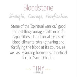 Bloodstone Stone Set