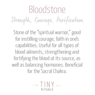 Bloodstone Stone Set