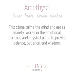 Amethyst Energy Anklet