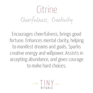 Citrine Energy Anklet