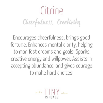 Citrine Energy Anklet