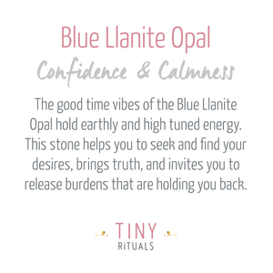 Blue Llanite Opal Energy Bracelet 8mm