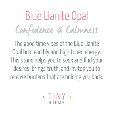 Blue Llanite Opal Energy Bracelet 8mm