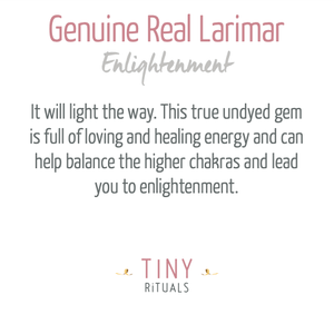 Genuine Rare Larimar Energy Bracelet