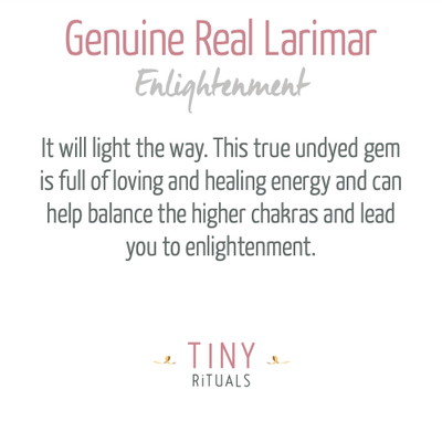 Genuine Rare Larimar Energy Bracelet