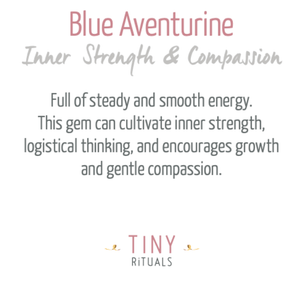 Blue Aventurine Palm Stone