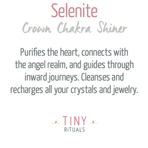 Selenite Moon Crystal Recharging Bowl