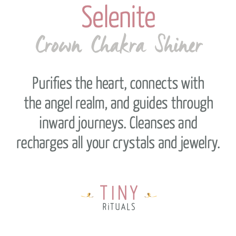 Selenite Moon Crystal Recharging Bowl