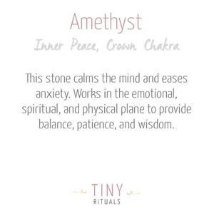 Amethyst Freeform Raw Silver Ring