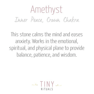 Amethyst Golden Bracelet