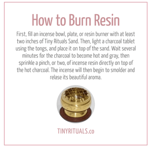Brass Mother of Pearl Charcoal Burner Kit