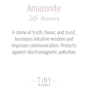 Amazonite Palm Stone - AAA Premium Quality