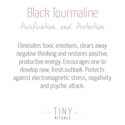 Black Tourmaline Flame Freeform Crystal