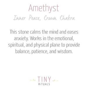 Amethyst Raw Crystal Necklace