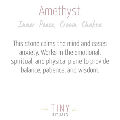 Amethyst Raw Crystal Necklace