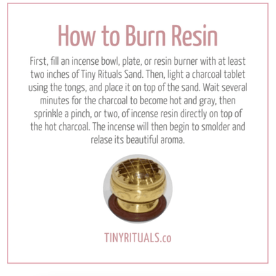 Brass Mother of Pearl Charcoal Burner Kit