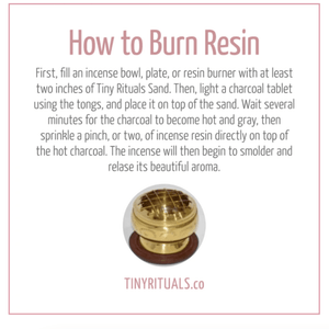 Brass Mother of Pearl Charcoal Burner Kit