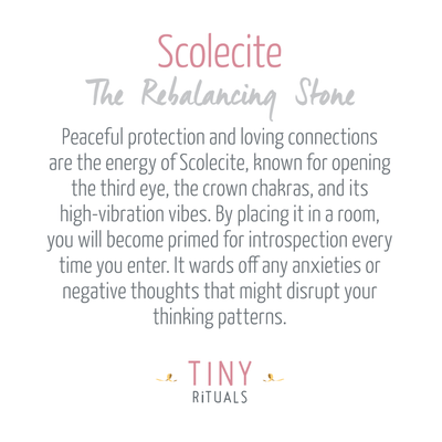 Scolecite Sphere with Tripod