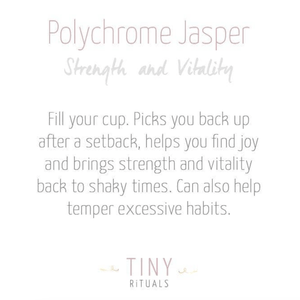 Polychrome (Desert Magic) Jasper Worry Stone