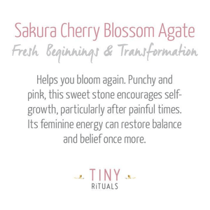 Sakura Cherry Blossom Agate Sphere with Tripod - AAA Premium Quality