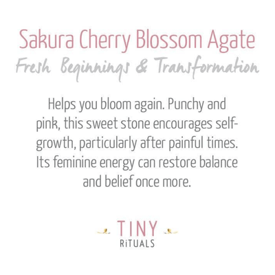 Sakura Cherry Blossom Agate Sphere with Tripod - AAA Premium Quality