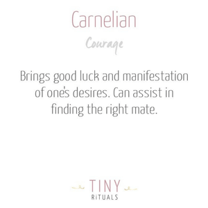 Carnelian Crystal Point Earrings