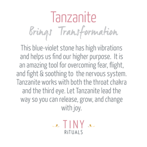 Tanzanite Energy Anklet - AAA Premium Quality