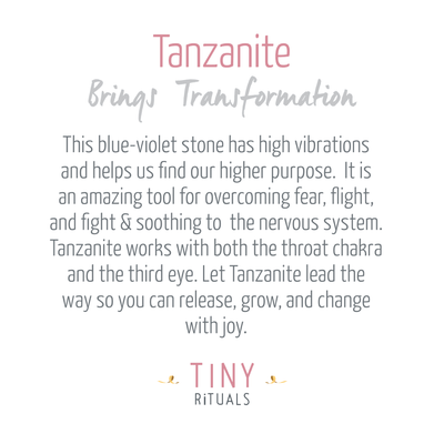 Tanzanite Energy Anklet - AAA Premium Quality