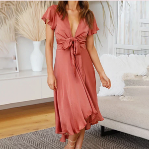 Arina Satin Dress