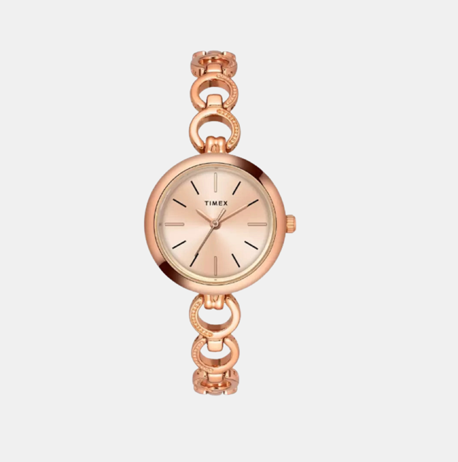Classics Women Quartz Rose Gold Dial Analog Stainless Steel Watch TWEL11434