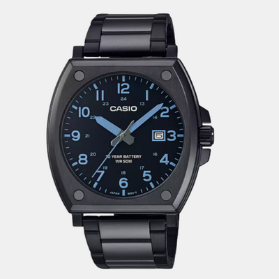 Enticer Men Quartz Black Dial Digital Stainless Steel Watch A2118