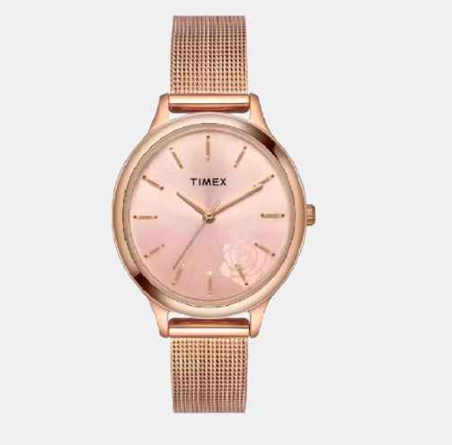 Classics Women Quartz Pink Dial Analog Stainless Steel Watch TWTL12102