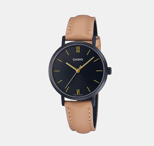 Enticer Women Quartz Black Dial Analog Leather Watch A2000