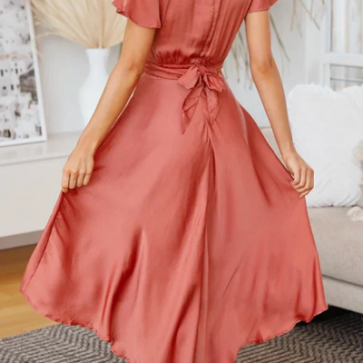 Arina Satin Dress