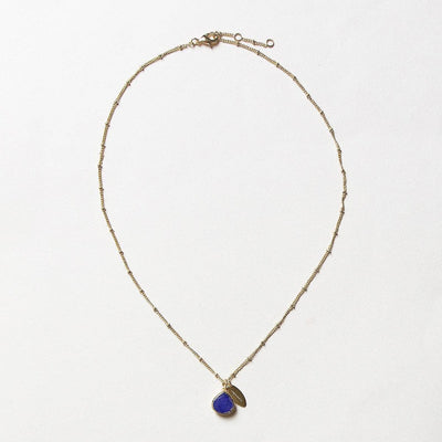September Blue Sapphire Birthstone Necklace