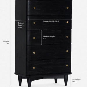 Shiloh 5-Drawer Dresser