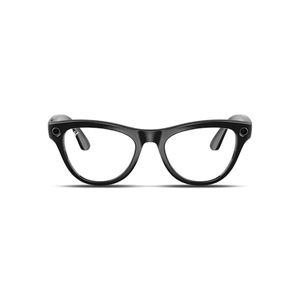 Ray-Ban | Meta Skyler Shiny Black/Clear/Cerulean Blue Transitions