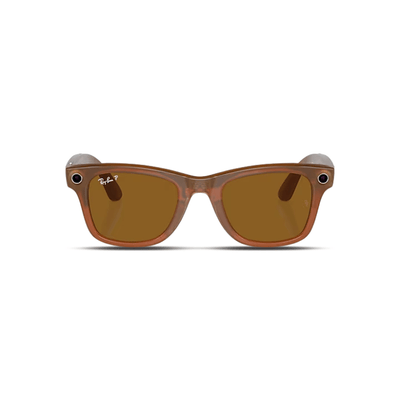 Ray-Ban | Meta Skyler Shiny Caramel/Brown
