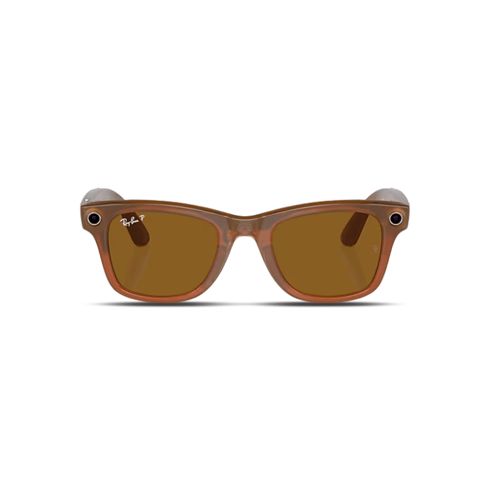 Ray-Ban | Meta Skyler Shiny Caramel/Brown