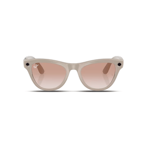 Ray-Ban | Meta Skyler Shiny Chalky Gray/Cinnamon Pink
