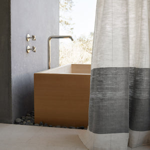 Karo Shower Curtain by Bolé Road Textiles