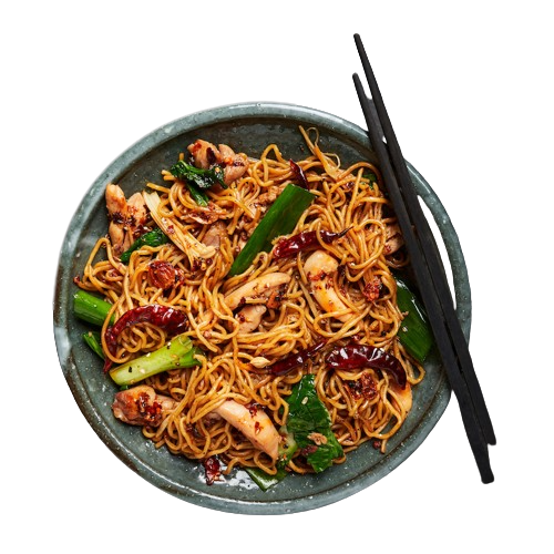 CHICKEN CHILL GARLIC NOODLES