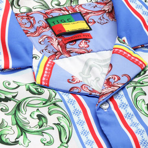 Men's Multicolor Oversized Kitch Street Wear Shirt
