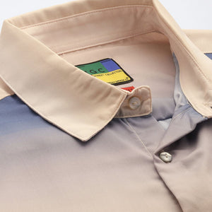 Men's Multicolor Oversized Metaverse Street Wear Shirt