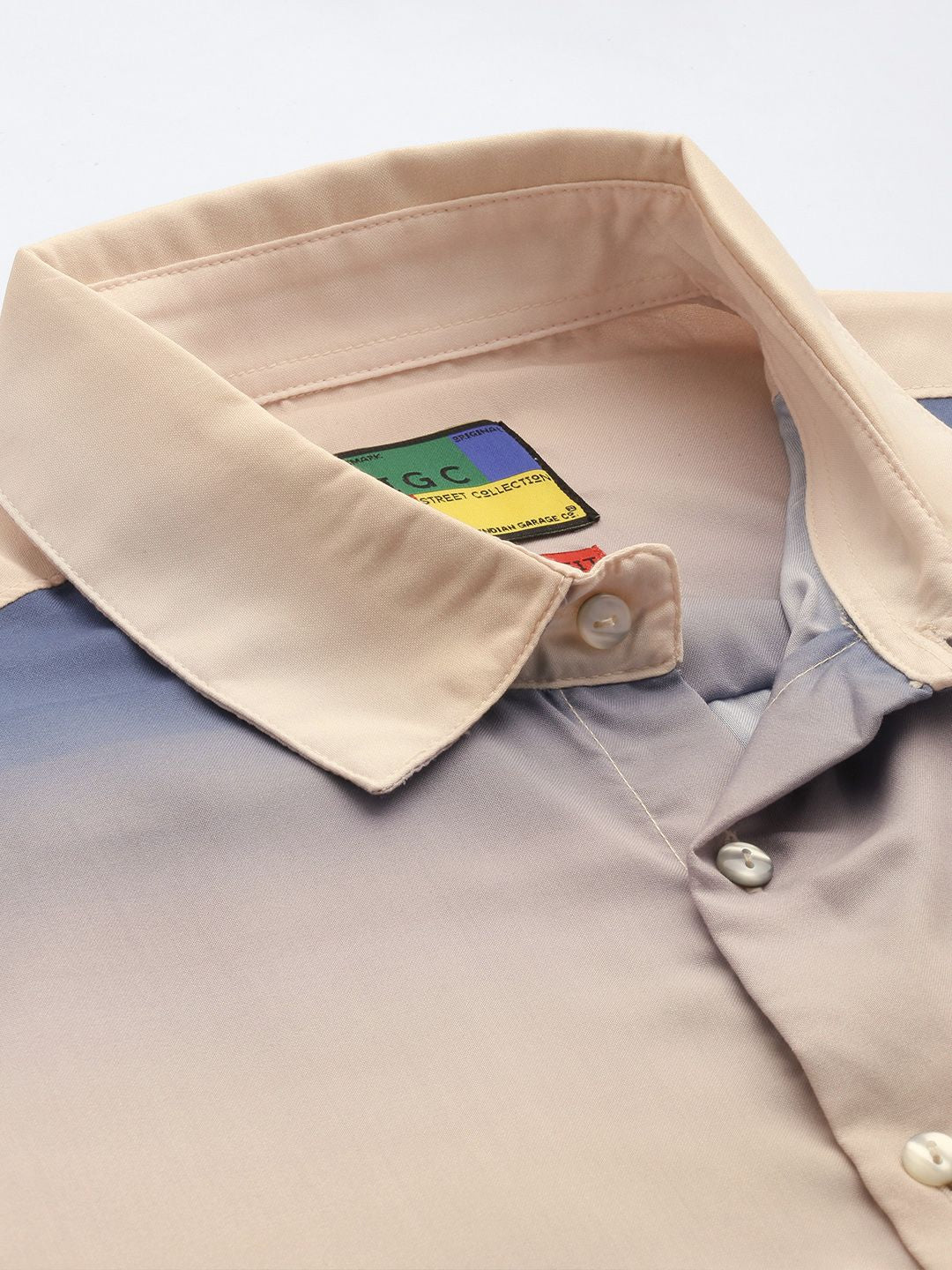Men's Multicolor Oversized Metaverse Street Wear Shirt