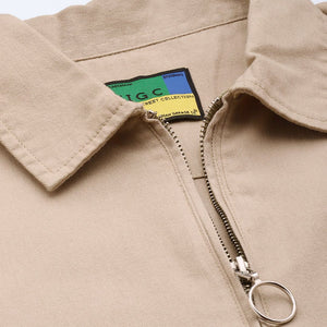 Men's Light Green Oversized Solid Street Wear Shirt