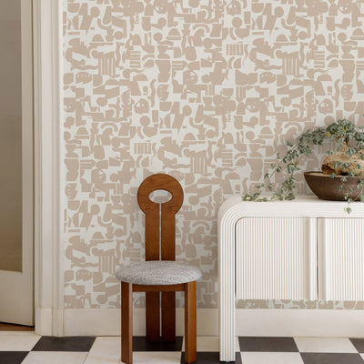 Organic Shapes Wallpaper by Sarah Sherman Samuel