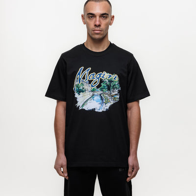 MAGIRI Seine River Printed Black T-Shirt