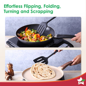 Waterstone Silicon Turner | Stainless Steel Core | Food Grade Silicone .