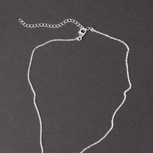 Delicate Genuine Malachite Crystal Point Necklace